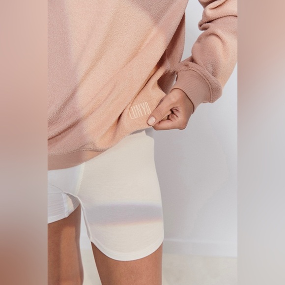 NWT Lunya Knit Terry Sweater In Dusty Rose Size L/XL - Picture 4 of 6